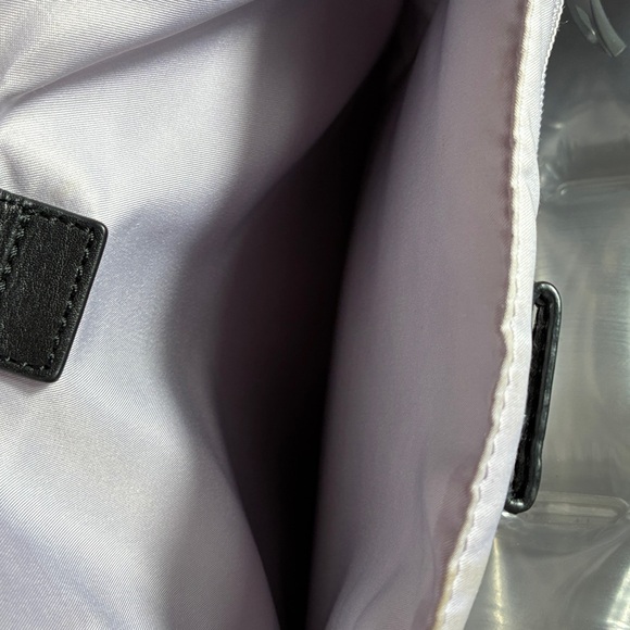 Betabrand Black leather and canvas weekend tote/bag. Preloved - Picture 7 of 9